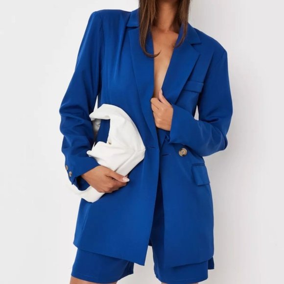 Missguided Jackets & Blazers - Tall Blue Co Ord Tailored Blazer